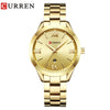 CURREN 9007 Top Luxury Brand Women Quartz Watch Ladies wristwatches relogio feminino rose gold