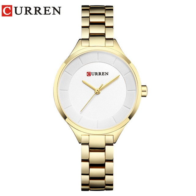 CURREN Gold Watch Women Watches Ladies Creative Steel Women's Bracelet Watches Female Clock Relogio Feminino Montre Femme 9015