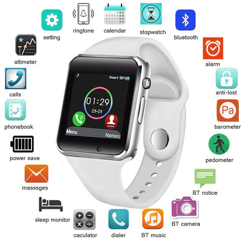 LIGE New Smart Watch Men Blood Pressure Hear