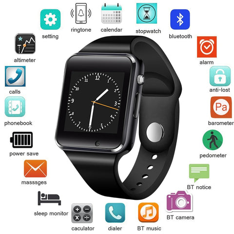 LIGE 2019 New Smart Watch Men Women Bluetooth Touch Screen