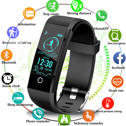 LIGE Smart Watch Women SIM TF Push Message Camera Bluetooth
